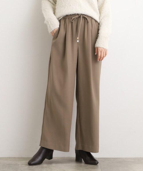 grove（グローブ）の「きれい見えとリラックス感を両立。秋の大人カジュアルに効くイージーパンツ（その他パンツ・レディース・ブラック/ブラウン系/チャコールグレー・02/03/05/04/01）」の12枚目の写真