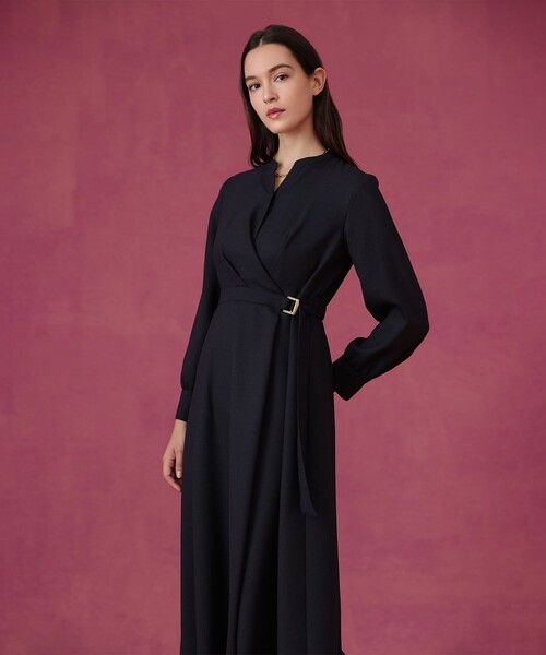 ウールジョーゼットカシュ ワンピース（ワンピース）｜ANAYI（アナイ