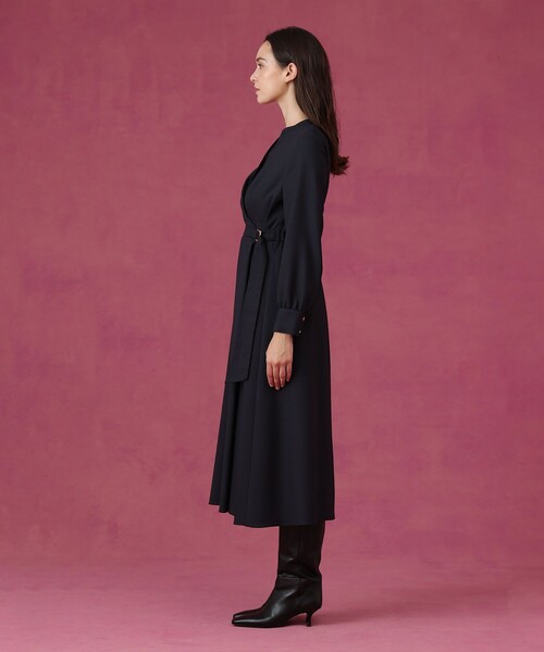 ウールジョーゼットカシュ ワンピース（ワンピース）｜ANAYI（アナイ