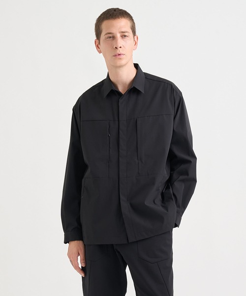 ホワイトマウンテニアリング シャツアウター サイズ2 White Mountaineering / ホワイトマウンテニアリング】別注BLK L