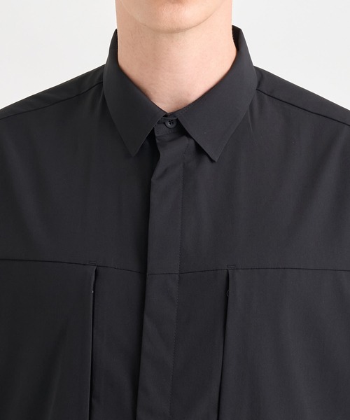 WHITE MOUNTAINEERING(ホワイトマウンテニアリング)の「【White Mountaineering / ホワイトマウンテニアリング】別注BLK L/S SHIRT(シャツ/ブラウス・メンズ・ブラック・0/1/2/3)」の7枚目の写真