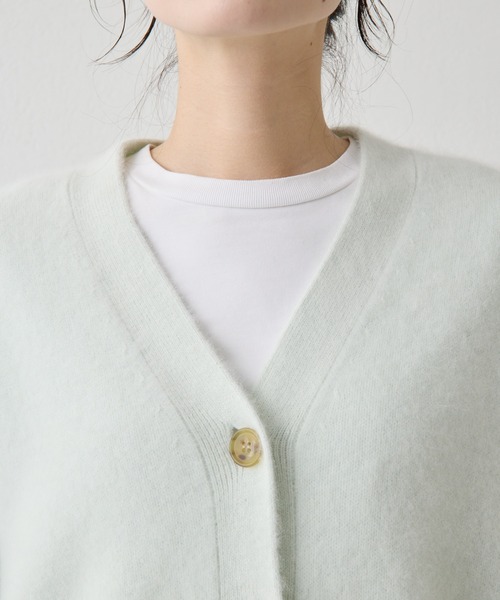 whim gazetteウィムガゼット フォックスウールロングカーディガン Whim Gazette(ウィム ガゼット)のフォックスウールロングカーディガン