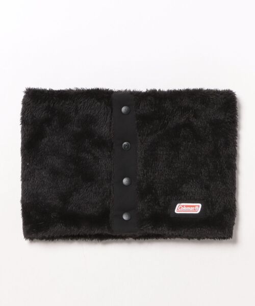 COLEMAN（コールマン）の「【Coleman】コールマン ボタン留め ボアネックウォーマー（ネックウォーマー/スヌード・メンズ・カーキ/ベージュ/カモフラージュ/ネイビー/ブラック・FREE）」の10枚目の写真