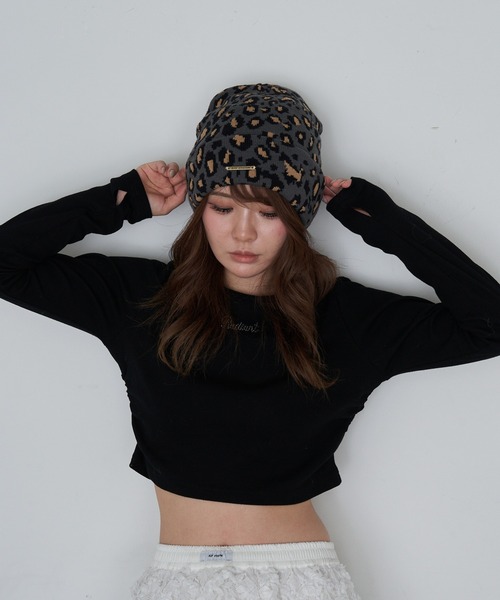 RAY CASSIN（レイカズン）の「ラインストーンロゴチビロンT（Tシャツ/カットソー・レディース・アイボリー/ブラック/チャコールグレー/ブラウン系その他2・FREE）」の11枚目の写真