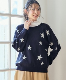 SMILE LAND | <大きいサイズ>もちもち素材毎日ジャガードニット(ニット/セーター)