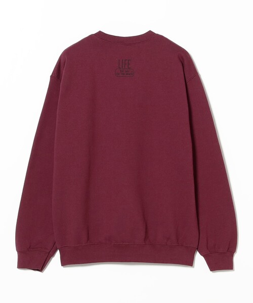 THE DAY(ザデイ)の「【別注】THE DAY ON THE BEACH / Sweat Crew Neck(スウェット・メンズ・ワイン/ライトグレー・XL/M/L)」の4枚目の写真