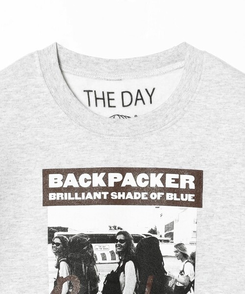 THE DAY(ザデイ)の「【別注】THE DAY ON THE BEACH / Sweat Crew Neck(スウェット・メンズ・ワイン/ライトグレー・XL/M/L)」の7枚目の写真