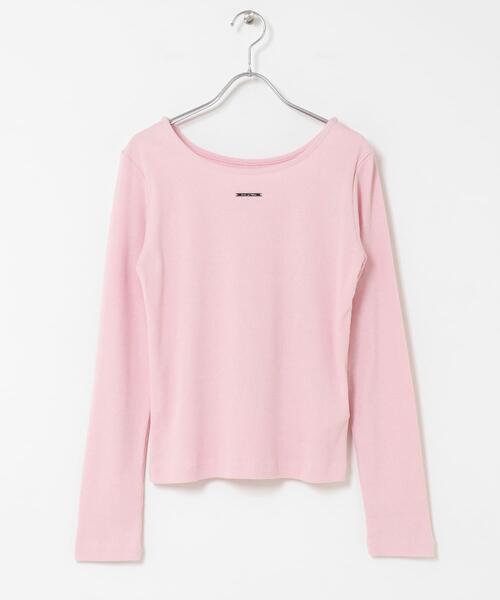 SENSE OF PLACE by URBAN RESEARCH（センスオブプレイスバイアーバンリサーチ）の「プレートツキバレエネックトップ（Tシャツ/カットソー・レディース・ピンク/オフホワイト/チャコールグレー・ONE）」の18枚目の写真