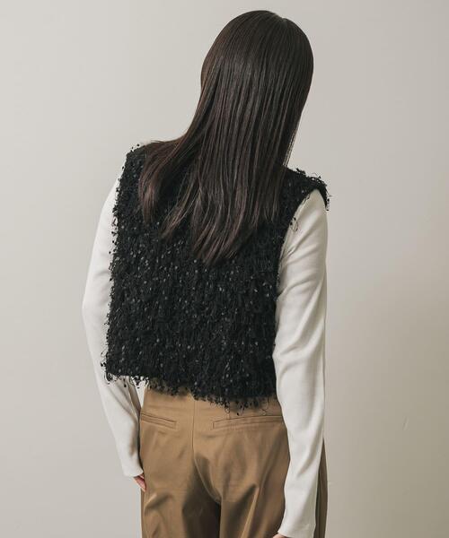 SENSE OF PLACE by URBAN RESEARCH（センスオブプレイスバイアーバンリサーチ）の「プレートツキバレエネックトップ（Tシャツ/カットソー・レディース・ピンク/オフホワイト/チャコールグレー・ONE）」の22枚目の写真