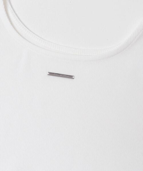 SENSE OF PLACE by URBAN RESEARCH(センスオブプレイスバイアーバンリサーチ)の「プレートツキバレエネックトップ(Tシャツ/カットソー・レディース・ピンク/オフホワイト/チャコールグレー・ONE)」の10枚目の写真