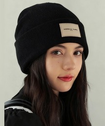 Lace Ladies（レースレディース）の「ソリッドカラー タグ付き リブ ニット ワッチ（ニットキャップ/ビーニー）」