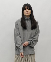 Aphlotus（アプロタス）の「スウェットオーバーサイズハーフジップトレーナー（スウェット）」