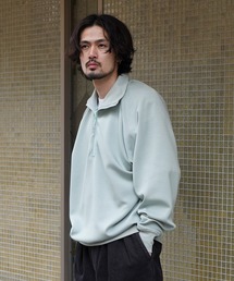 Aphlotus（アプロタス）の「スウェットオーバーサイズハーフジップトレーナー（スウェット）」