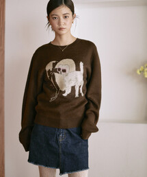 Firsthand | Firsthand/ファーストハンド スウェットライク アニマルジャガードニット(ニット/セーター)