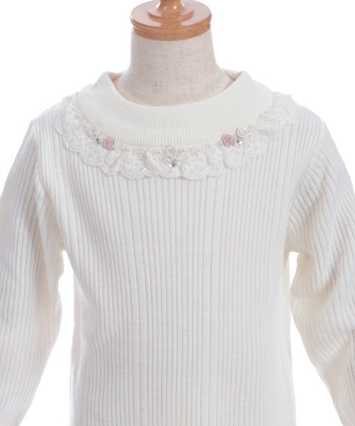 axes femme（アクシーズファム）の「バラボトルニット（ニット/セーター・キッズ・キナリ/ミント・MEDIUM/X-LARGE/LARGE）」の6枚目の写真