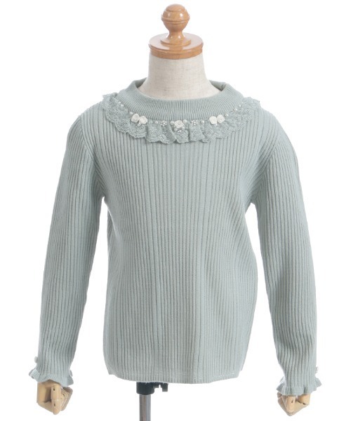 axes femme（アクシーズファム）の「バラボトルニット（ニット/セーター・キッズ・キナリ/ミント・MEDIUM/X-LARGE/LARGE）」の10枚目の写真