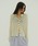 CLANE�i�N���l�j�́uTULLE FLOCKY SHIRTS�i�V���c/�u���E�X�j�v�b�A�C�{���[