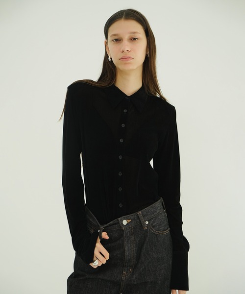 セール】TULLE FLOCKY SHIRTS（シャツ/ブラウス）｜CLANE（クラネ）の