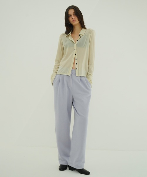 セール】TULLE FLOCKY SHIRTS（シャツ/ブラウス）｜CLANE（クラネ）の
