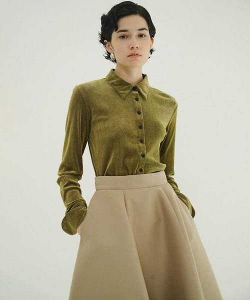 セール】TULLE FLOCKY SHIRTS（シャツ/ブラウス）｜CLANE（クラネ）の