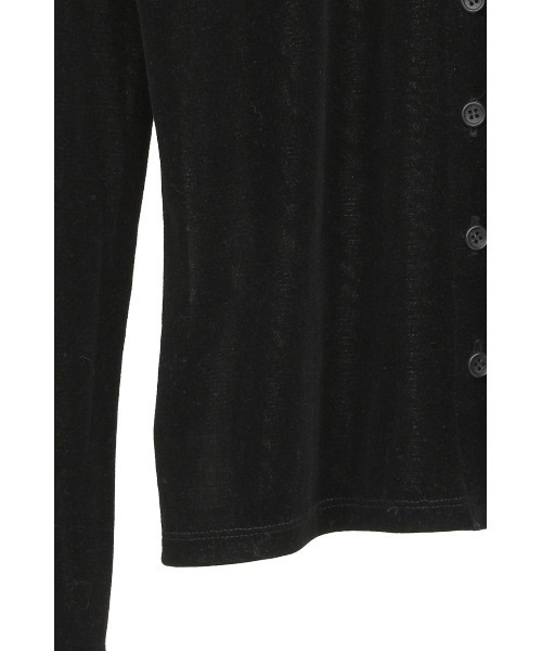 CLANE（クラネ）の「TULLE FLOCKY SHIRTS（シャツ/ブラウス・レディース・アイボリー/ブラック/グリーン・1/2）」の7枚目の写真