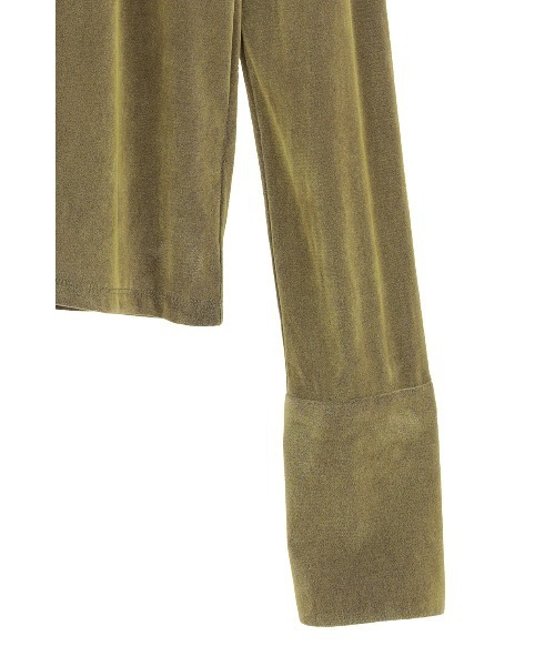 CLANE（クラネ）の「TULLE FLOCKY SHIRTS（シャツ/ブラウス・レディース・アイボリー/ブラック/グリーン・1/2）」の13枚目の写真