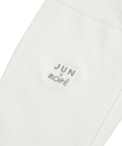 JUN&ROPE'(ジュンアンドロペ)の「クールマックスハイソックス(ソックス/靴下・レディース・ホワイト/ブラック/グレー・FREE)」の5枚目の写真