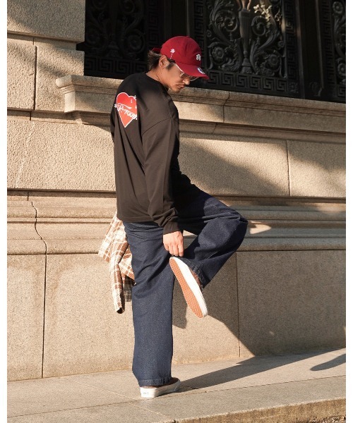 #Re:room(リルーム)の「ワンウォッシュワイドデニムパンツ(デニムパンツ・メンズ・ネイビー・SMALL/MEDIUM/LARGE)」の12枚目の写真