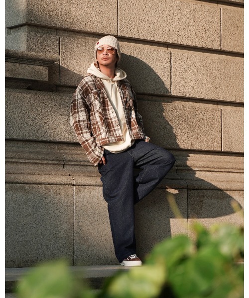 #Re:room(リルーム)の「ワンウォッシュワイドデニムパンツ(デニムパンツ・メンズ・ネイビー・SMALL/MEDIUM/LARGE)」の10枚目の写真