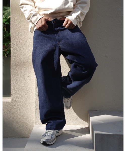 #Re:room(リルーム)の「ワンウォッシュワイドデニムパンツ(デニムパンツ・メンズ・ネイビー・SMALL/MEDIUM/LARGE)」の17枚目の写真