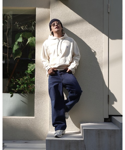 #Re:room(リルーム)の「ワンウォッシュワイドデニムパンツ(デニムパンツ・メンズ・ネイビー・SMALL/MEDIUM/LARGE)」の14枚目の写真