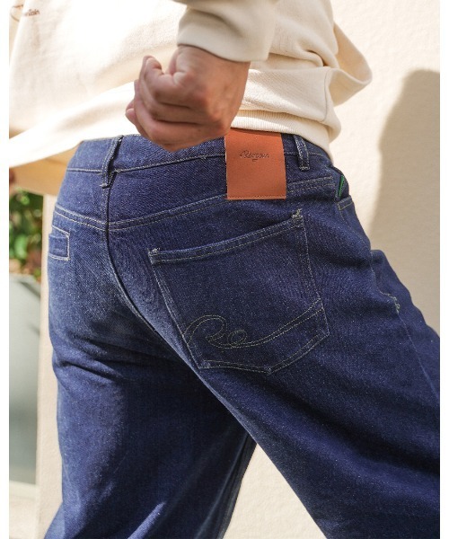 #Re:room(リルーム)の「ワンウォッシュワイドデニムパンツ(デニムパンツ・メンズ・ネイビー・SMALL/MEDIUM/LARGE)」の3枚目の写真