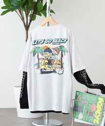 in the attic（インジアティック）の「NEW JACK LETSGO BOB＆FREDレイヤードTシャツ（Tシャツ/カットソー）」