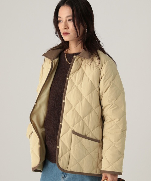 Elura（エルーラ）の「キルティングダウン/593430（ダウンジャケット/コート・レディース・ブラック/ライトベージュ・FREE）」の8枚目の写真