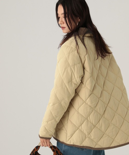 Elura（エルーラ）の「キルティングダウン/593430（ダウンジャケット/コート・レディース・ブラック/ライトベージュ・FREE）」の9枚目の写真