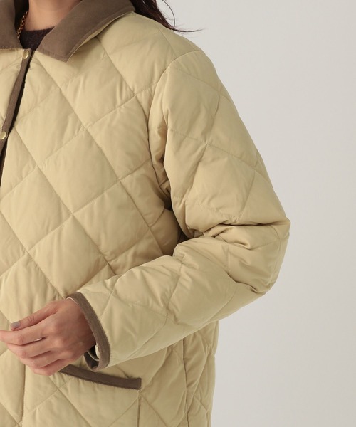 Elura（エルーラ）の「キルティングダウン/593430（ダウンジャケット/コート・レディース・ブラック/ライトベージュ・FREE）」の17枚目の写真