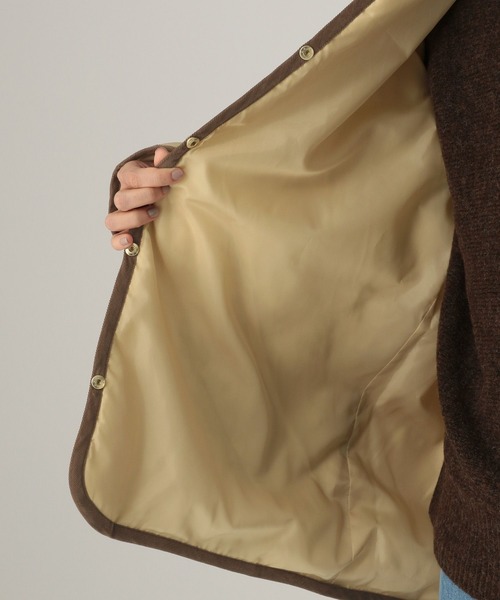 Elura（エルーラ）の「キルティングダウン/593430（ダウンジャケット/コート・レディース・ブラック/ライトベージュ・FREE）」の22枚目の写真