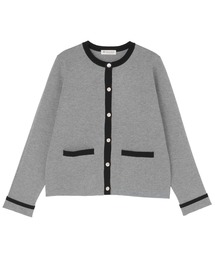 TOKYO SHIRTS | 配色 ニットジャケット(カーディガン/ボレロ)