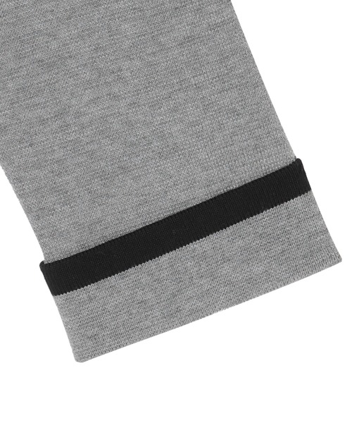 TOKYO SHIRTS（トウキョウシャツ）の「配色 ニットジャケット（カーディガン/ボレロ・レディース・グレー/オフホワイト/ネイビー・M/L）」の7枚目の写真