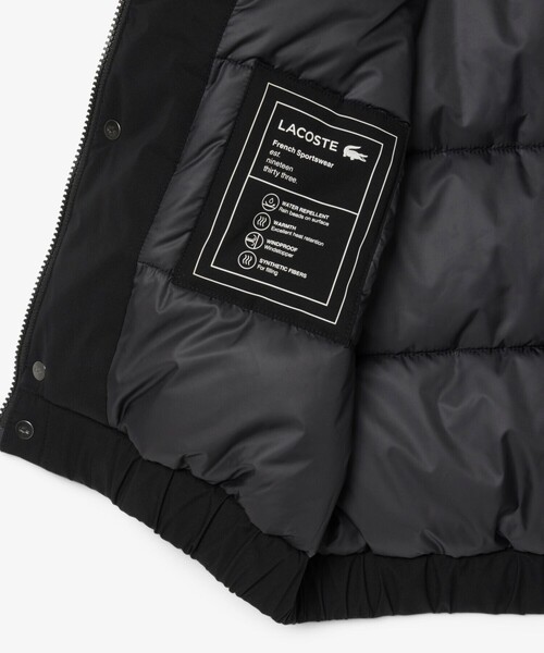 撥水 防風 パデッド ボリュームテクニカルナイロンブルゾン（ダウン