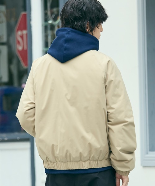 LACOSTE（ラコステ）の「撥水 防風 パデッド ボリュームテクニカルナイロンブルゾン（ダウンジャケット/コート・メンズ・ブラック/ベージュ・48/46/50/52）」の18枚目の写真