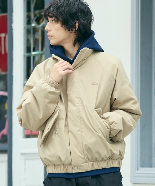 LACOSTE（ラコステ）の「撥水 防風 パデッド ボリュームテクニカルナイロンブルゾン（ダウンジャケット/コート・メンズ・ブラック/ベージュ・48/46/50/52）」の19枚目の写真