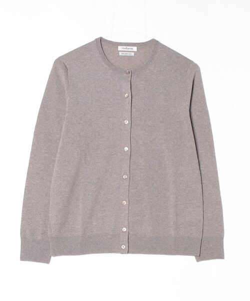 NEWYORKER(ニューヨーカー)の「【手洗い可能】キャッシュウール クルーネックカーディガン(カーディガン/ボレロ・レディース・グリーン系その他3/ネイビー/パープル/ピンク/ブラウン/ライトグレー・L/M)」の19枚目の写真