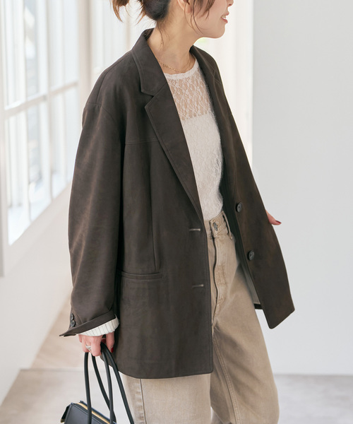 セール】フェイクスエードジャケット（その他アウター）｜Spick & Span