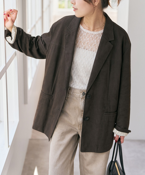 セール】フェイクスエードジャケット（その他アウター）｜Spick & Span