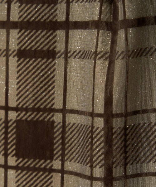 アシンメトリーチェックラメスカート（スカート）｜Olu.（オルドット