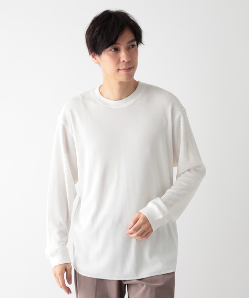 セール】Fffit エフィット/温度調節ワッフルレイヤードTシャツ/長袖
