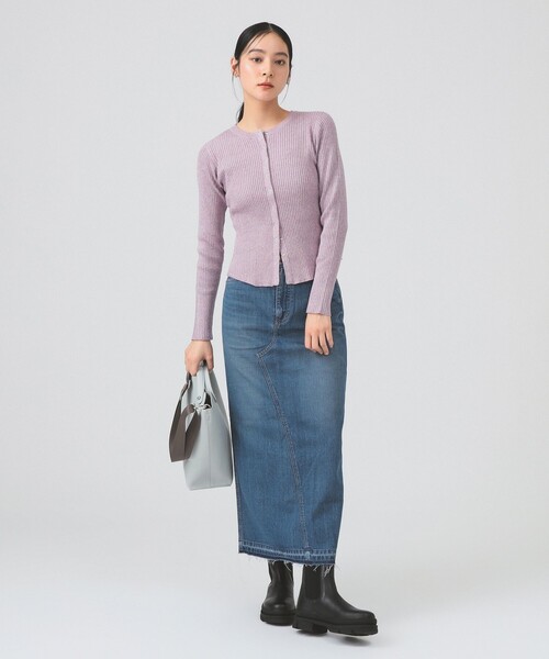 Ray BEAMS（レイビームス）の「【別注】RED CARD TOKYO / Sadie デニムスカート（デニムスカート・レディース・ブルー・1/0）」の2枚目の写真