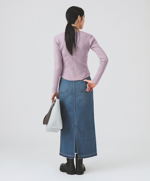 Ray BEAMS（レイビームス）の「【別注】RED CARD TOKYO / Sadie デニムスカート（デニムスカート・レディース・ブルー・1/0）」の4枚目の写真