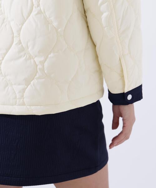 PING APPAREL】ストレッチタフタキルティングブルゾン ＜LADIES LINE
